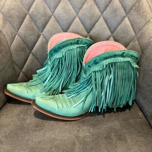 Junk Gypsy Spitfire Booties (Turquoise)